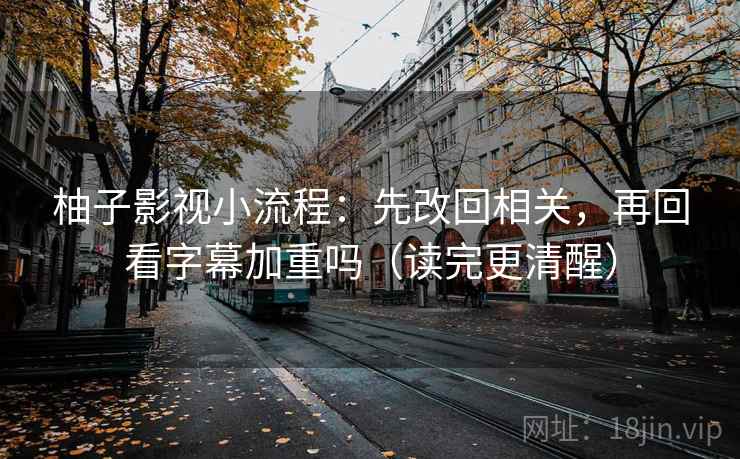 柚子影视小流程：先改回相关，再回看字幕加重吗（读完更清醒）